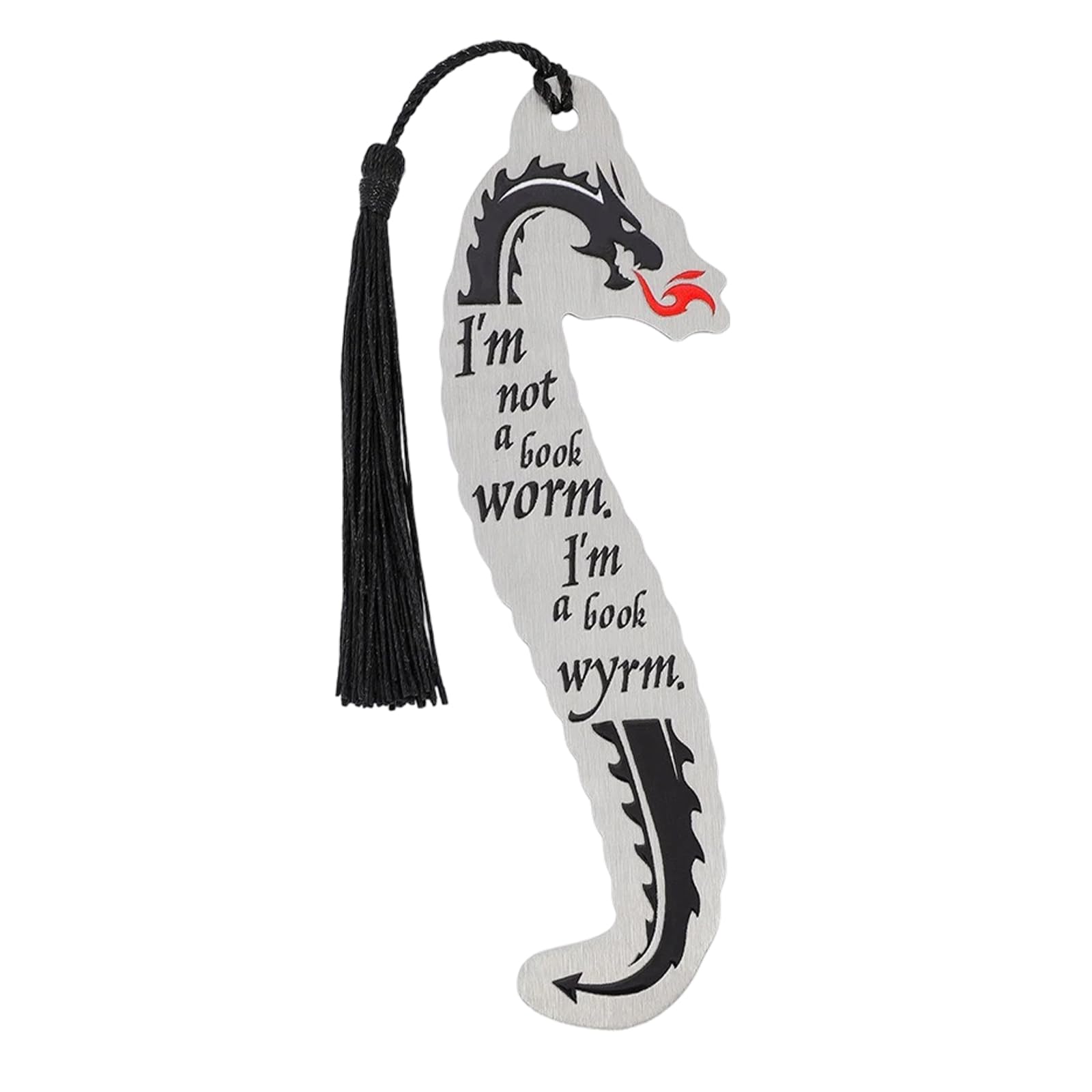 Muiltvoe Dragon Bookmark, Bookmarks for Men, Funny Metal Bookmark, Dragon Reading Accessories for Reading and Book Collection, Dragon Gifts for Men Women Dragon Lovers