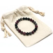 Menopause Bracelet for Women Natural Crystal Elastic Bracelet Anxiety Relief Calming Balance Bracelet for Menopause's Support Hormone Balance Jewelry Gift
