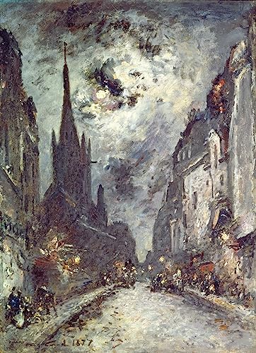 Toile Rue Saint de Jongkind : donnez du cachet à la déco de votre salon