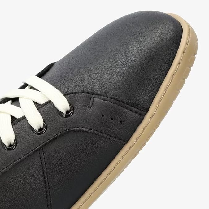 GROUNDIES Classic Simple Barefoot Shoes in Black * BLAZE Barefoot GO1+ Sole