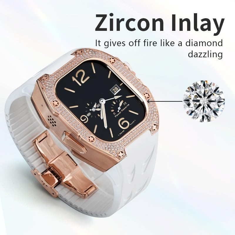 For Apple Watch Ultra 2 49mm 用高級ダイヤモンドケース、for For Apple Watch Ultra 2 49mm 用高級ダイヤモンドケース、for
