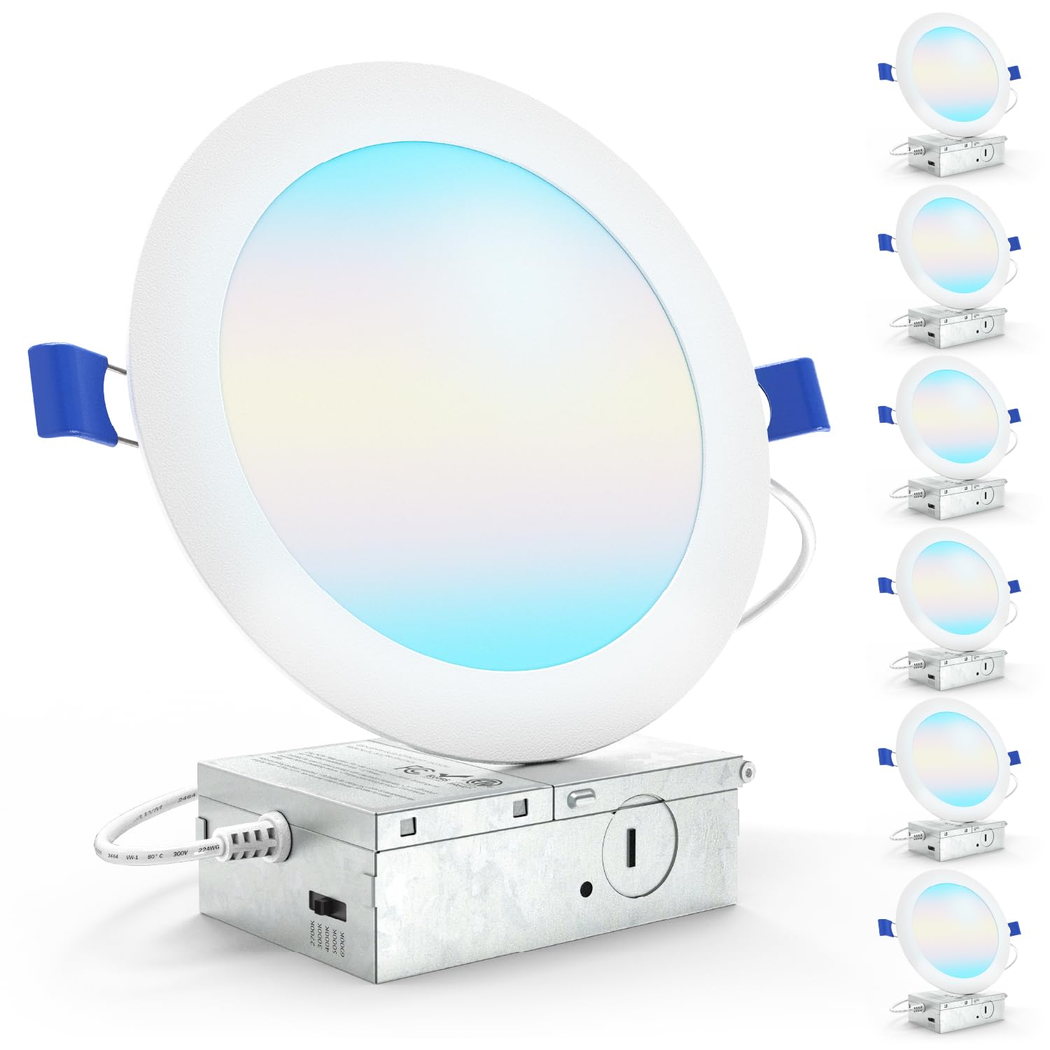 Sunco Lighting 6 Inch Ultra Thin LED Recessed Ceiling Lights Slim