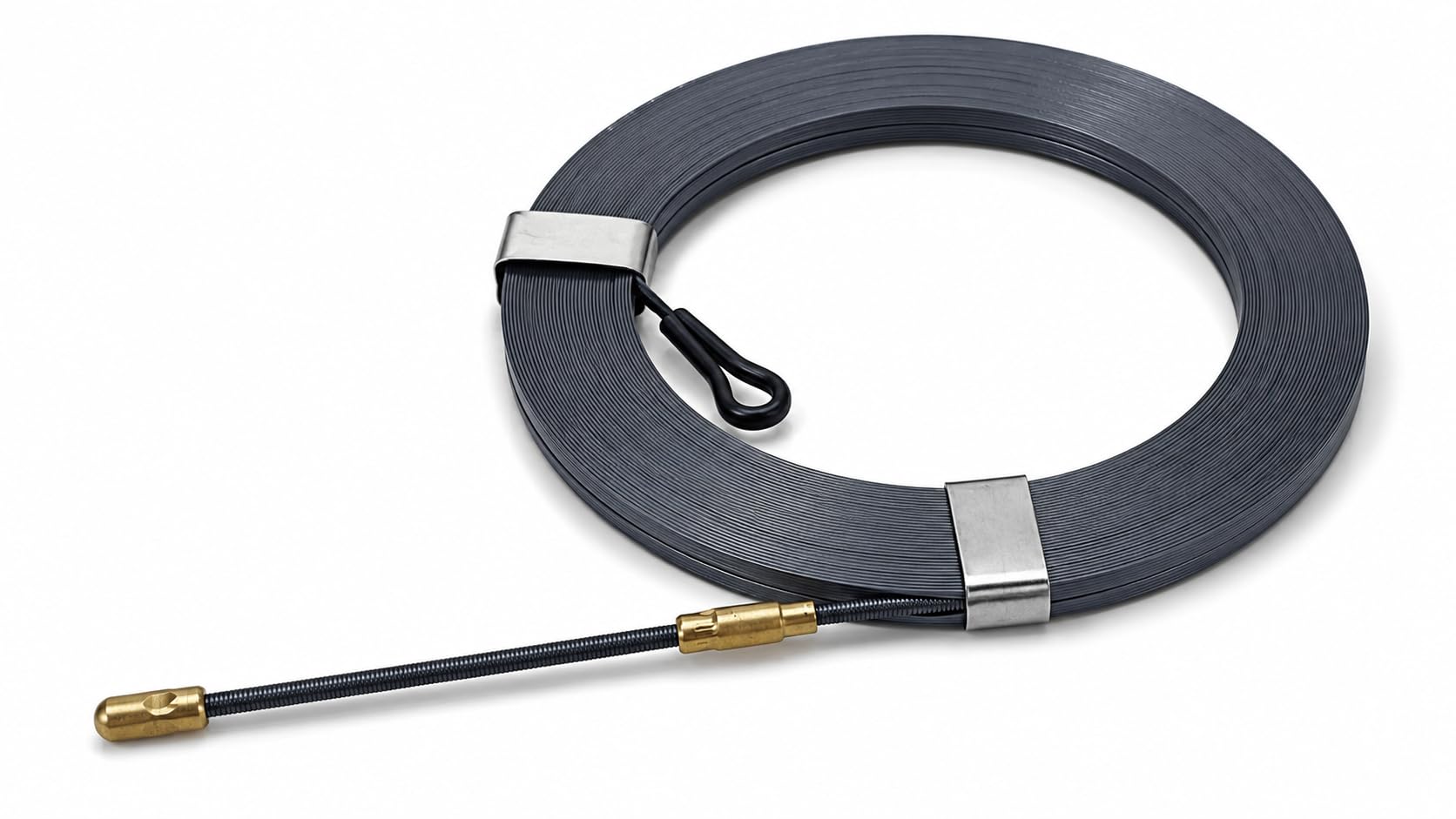 CARTPILOT 15 Meter Steel Wire Puller | High Flexibility Cable Threading Tool with Spring Action Head for Electrical Conduit Wiring | Fish Tape Lever Tool (15 Meter) - Pack of 1-picture-12