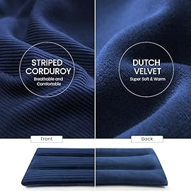 Mini Microwave Heating Pad - 2 Pack, Moist Heat Pack Pillow Warm Compress for Neck, Shoulders, Knee, Wrist, Abdomen (Dark Blue)