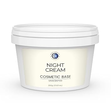 Mystic Moments | Night Cream Botanical Skincare Base | 500g | Deeply Nourishing Skin & Hair Butter. Ideal for skincare and cosmetic formulations.