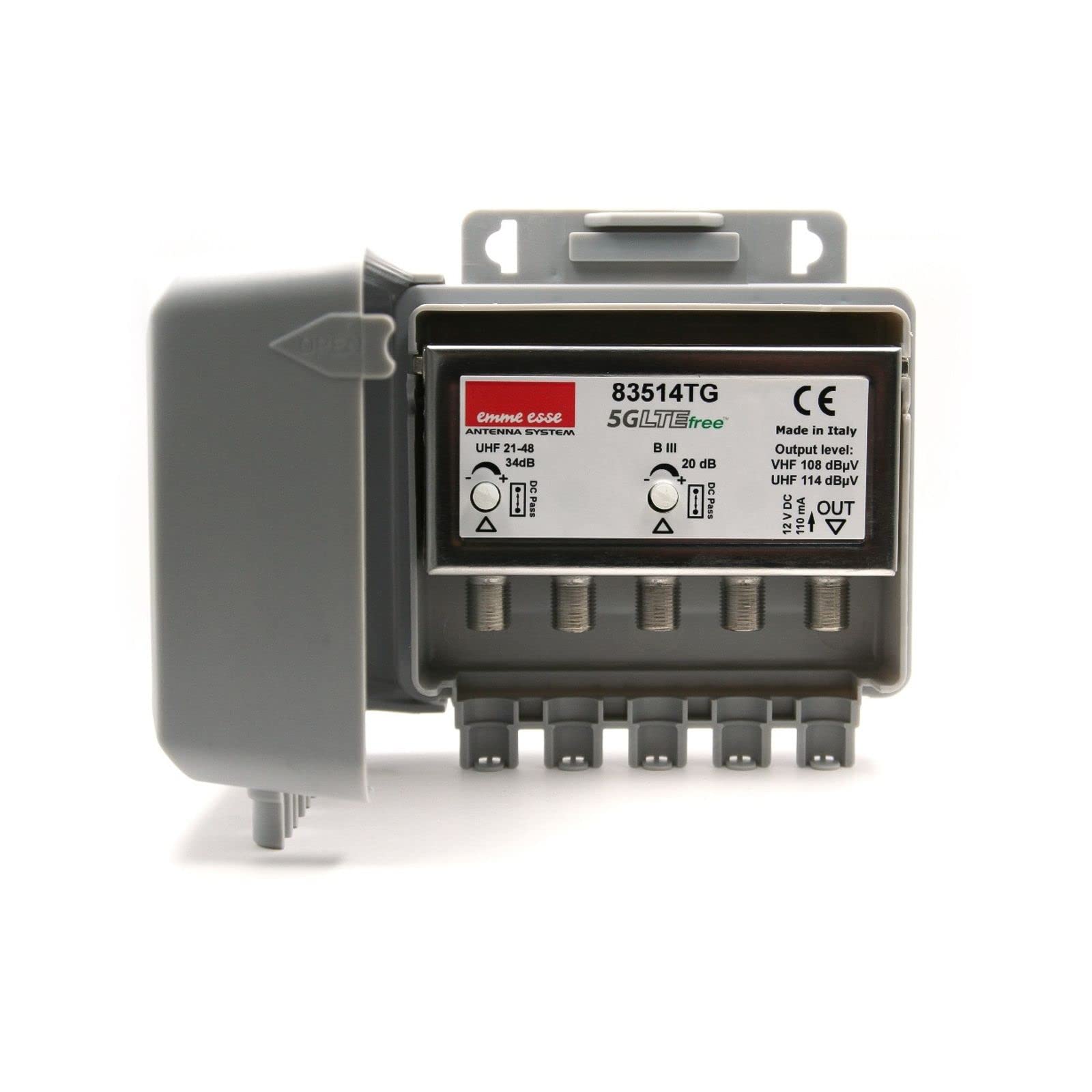 Convertitore EMME ESSE 4 Uscite H/V Per Impianti Satellitari Centralizzati - Alta Qualità - Foto 7