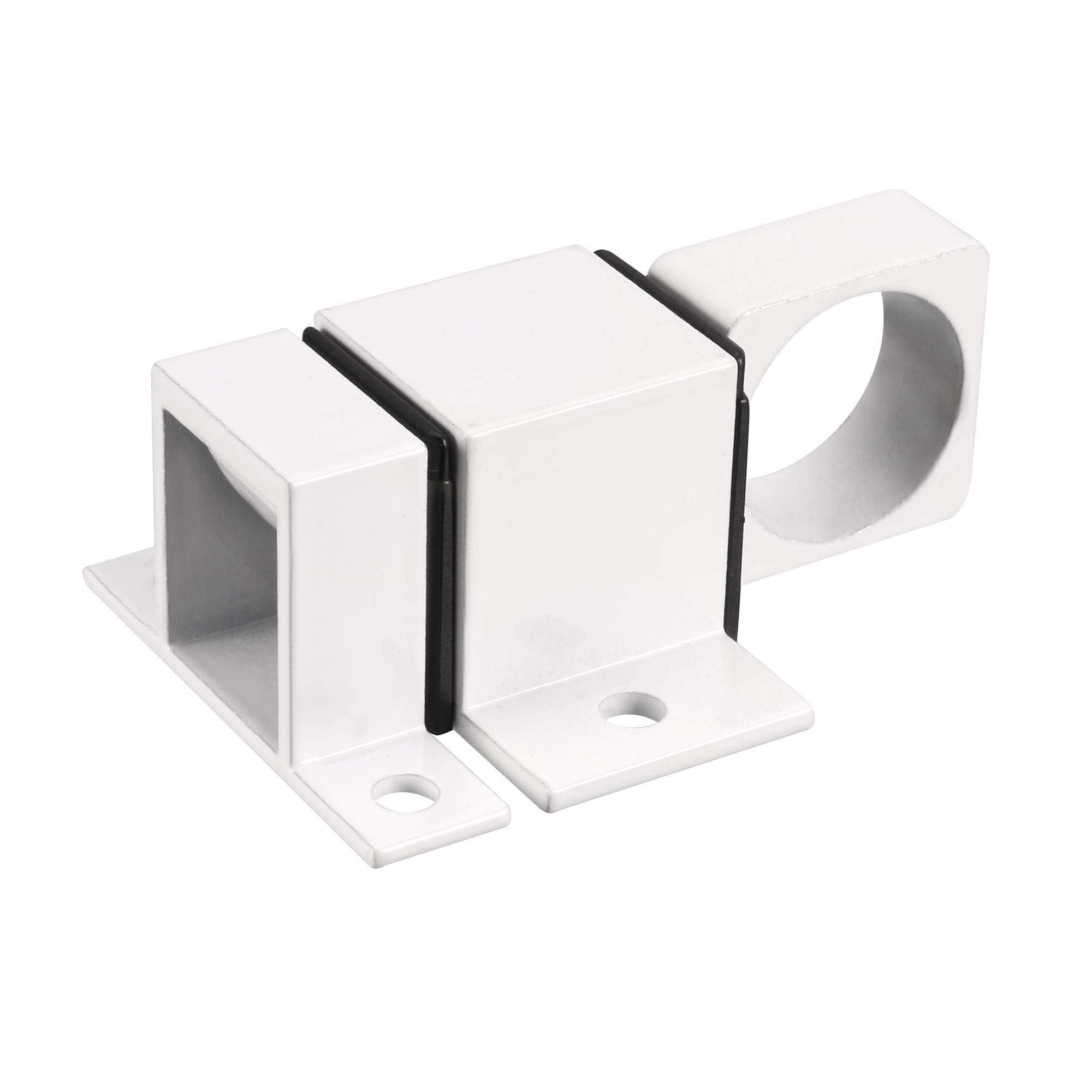 Porta Bullone Scrocco In Alluminio - Blocco Automatico Per Finestre E Cancelli - Argento - Foto 5