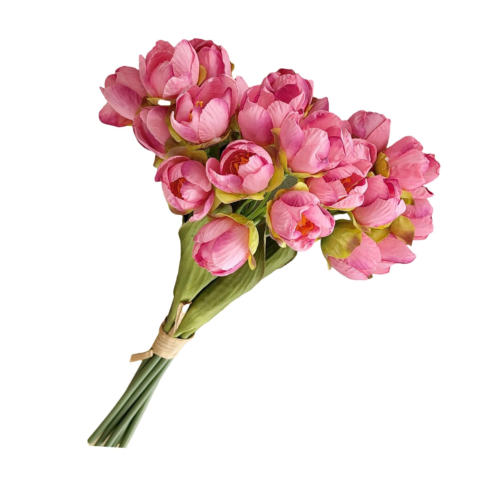 Xinsheinelry Artificial Flower Bunch 24 Stems Realistic for Wedding Floral Arrangement Party Table Centerpieces Realistic Arrangement