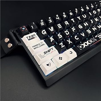 CSGO PrintStream Key Cap, Cherry Profile DYE-SUB PBT/PC Translucent Gaming Key Cap Black
