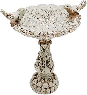 Odoria 1/12 Miniature Bird Bath Birdbath Dollhouse Garden Accessories