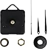 Clock Movement, Silent Mechanism, High Torque, Wall Mount, Black, Small to Medium