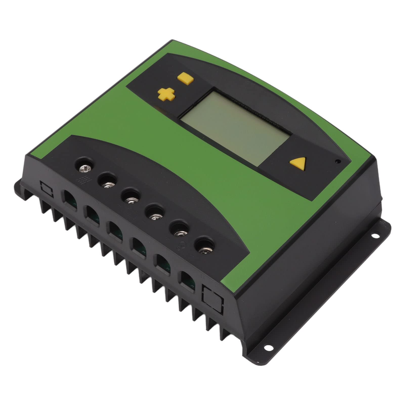 Cocoarm Contrôleur de Charge Solaire, Régulateur de Batterie de Panneau Solaire Intelligent ABS 12 V 24 V 60 A avec écran LCD, Protection de Sortie USB de Charge PWM pour Camping-car, Utilisation