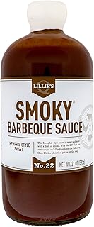 Lillie's Q - Smoky Barbeque Sauce, Gourmet BBQ Sauce, Sweet Brown Sugar BBQ Sauce, Mild Smoky Flavor, All-Natural Ingredie...