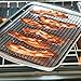 Nordic Ware Oven Crisp Baking Tray 2pc Set Includes Pan and Rack; Natural Aluminum For Air Frying, Crisping, Broiling, Baking