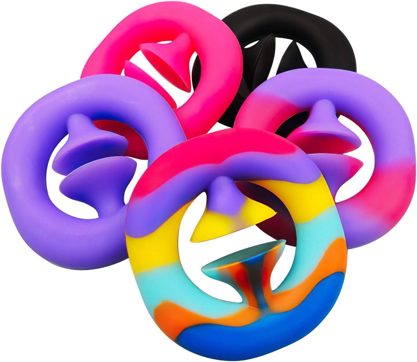 SnapIt Pop Fidget Toy, Squeeze, Snap, Sensory, Party Popper Noise Maker Stress Relief fidget Toy