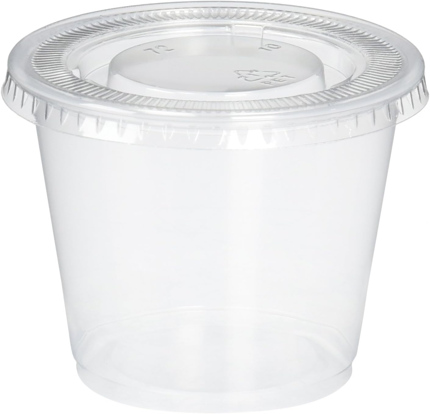 Plastic Disposable Portion Cups, 5.5-Ounce
