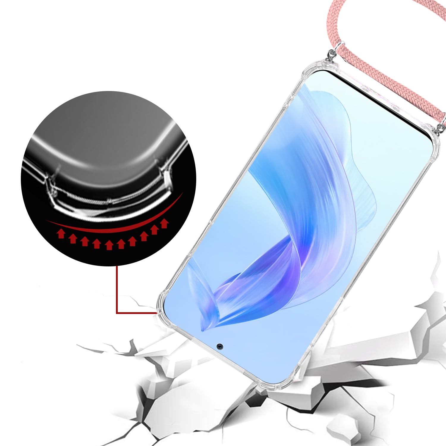 Custodia In Silicone Trasparente Per Honor 90 E Honor 90 Lite – Morbida TPU – Mixroom