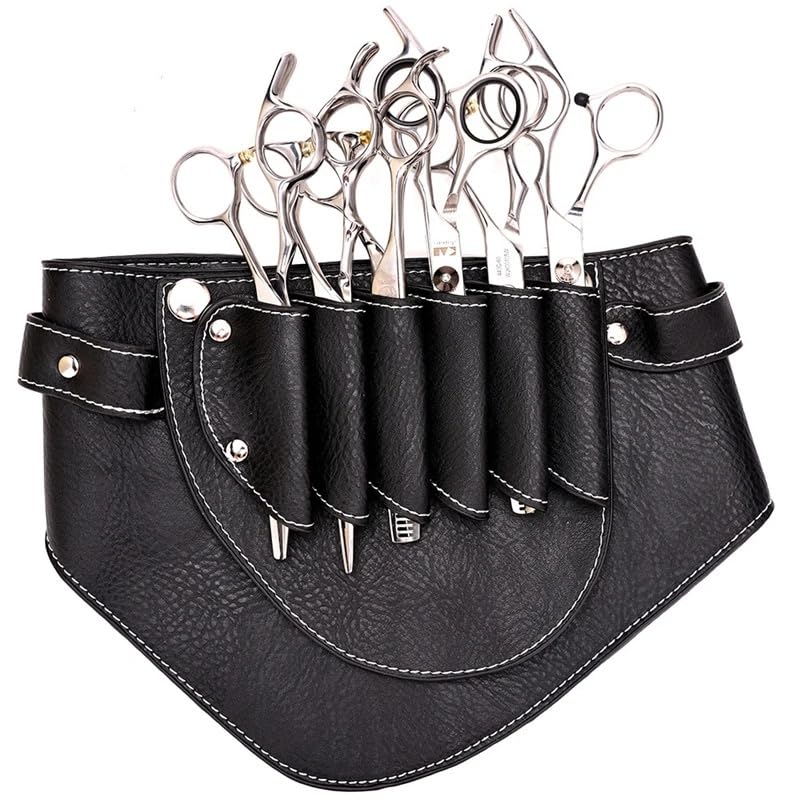 sac de coiffeur, Cuir PU avec ceinture/ceinture d'épaule - Fournitures d'outils de coiffure Sac barbier