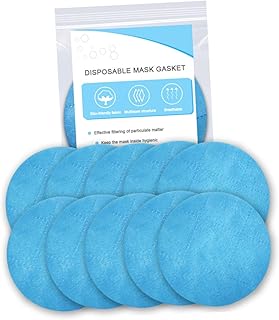 SOLUSTRE Filtros De Máscara Facial Descartáveis 50 Peças Filtro De Cobertura Facial De Carbono Almofada De Substituição Anti-Neblina Acessório De Máscara Descartável Almofada De