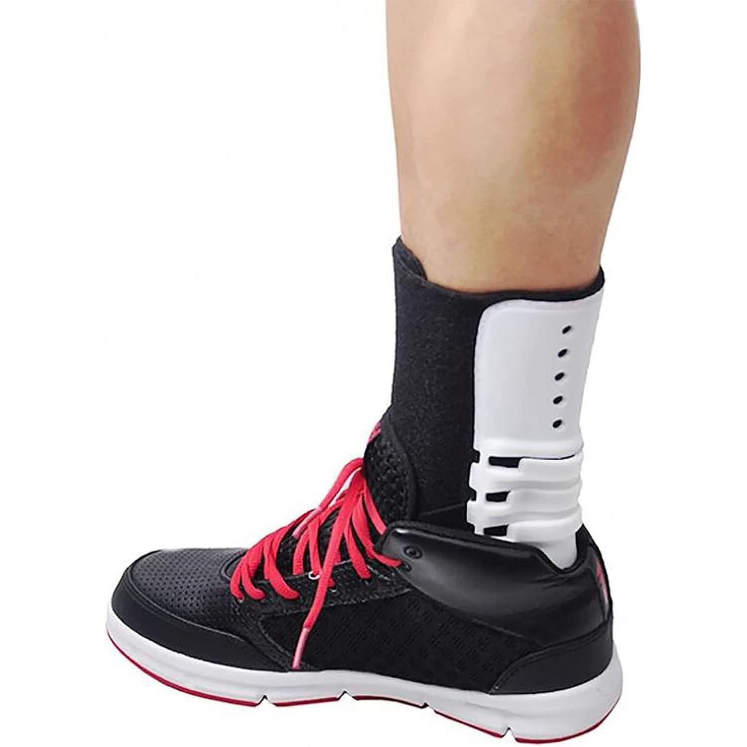 DKULMN Ortesis para pie caído, AFO Ortesis de Tobillo Ajustable, férula de Soporte, AFO Ortesis Suave para pie caído, Ligera para Zapatos de Andar,Right,L