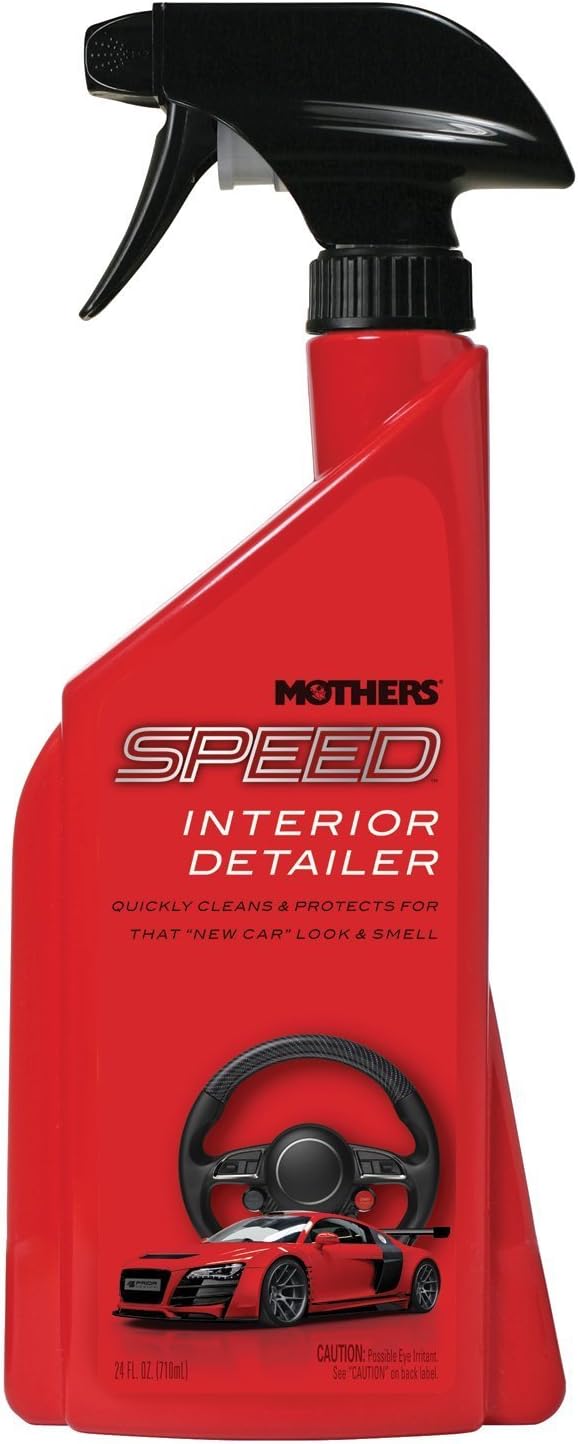 Mothers 18324-6PK Speed Interior Detailer, 24 oz, 6 Pack