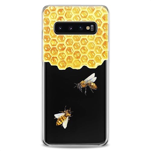 Miniatura 3 de Cavka Funda compatible con Samsung S23 S22 Plus S21 FE Ultra S20+ S10 Note 20 5G S10e S9 con estampado de silicona flexible con estampado de