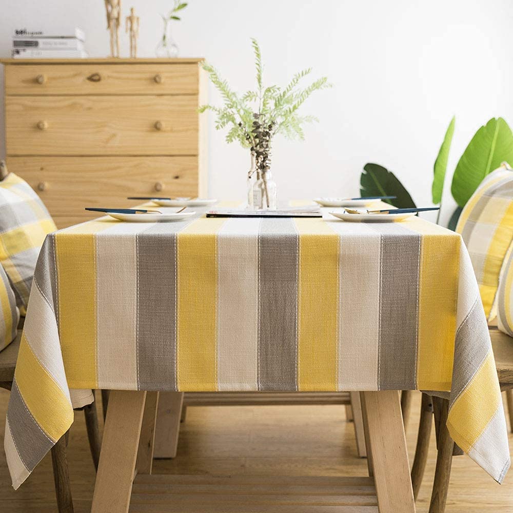 Nappe lavable en coton pour habiller votre buffet de cuisine