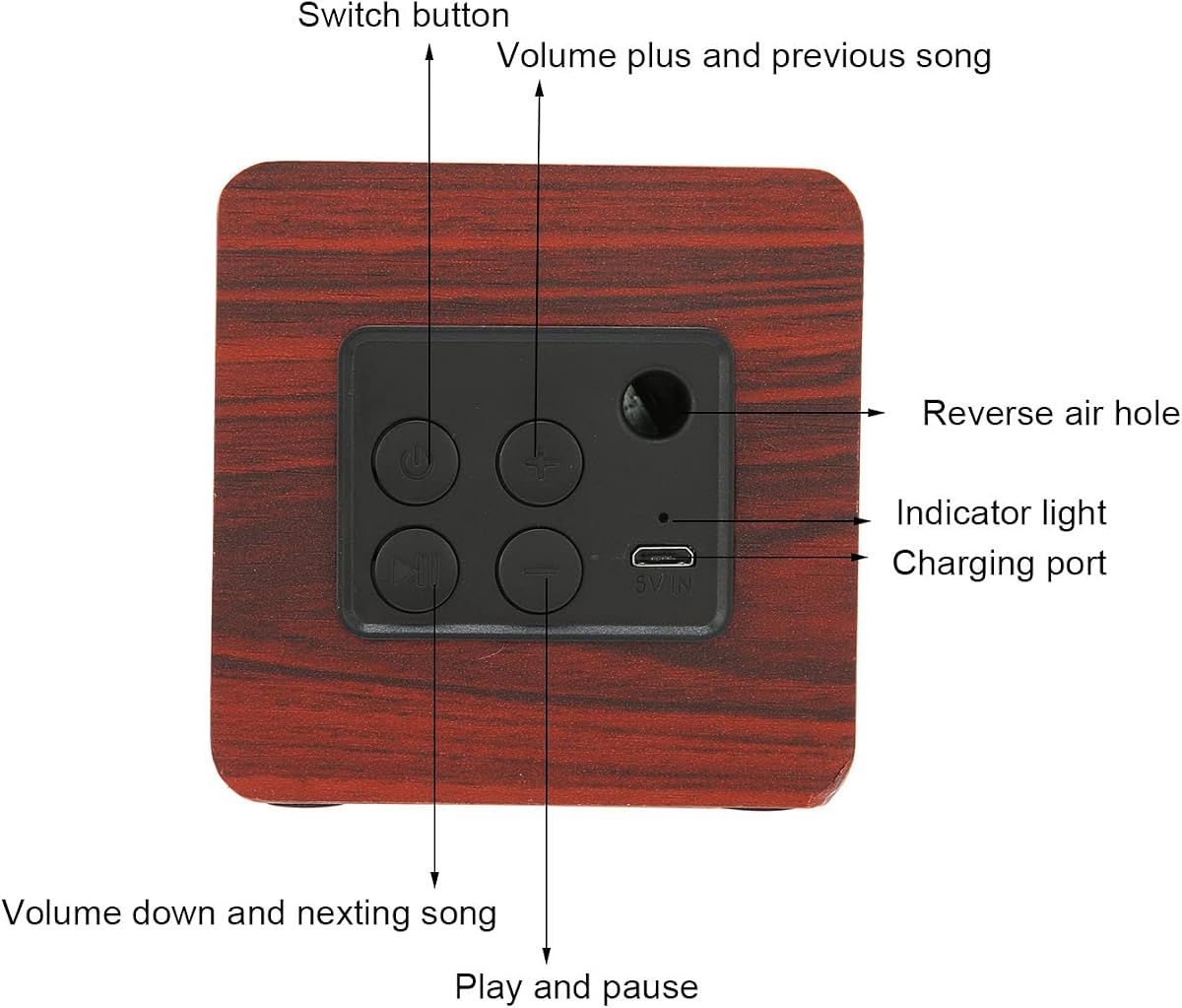 Earth 2.0 Solid Bamboo Bluetooth Speaker view 4