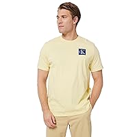Calvin Klein Uomo T-Shirt Maniche Corte Gradient Monogram Logo in Cotone