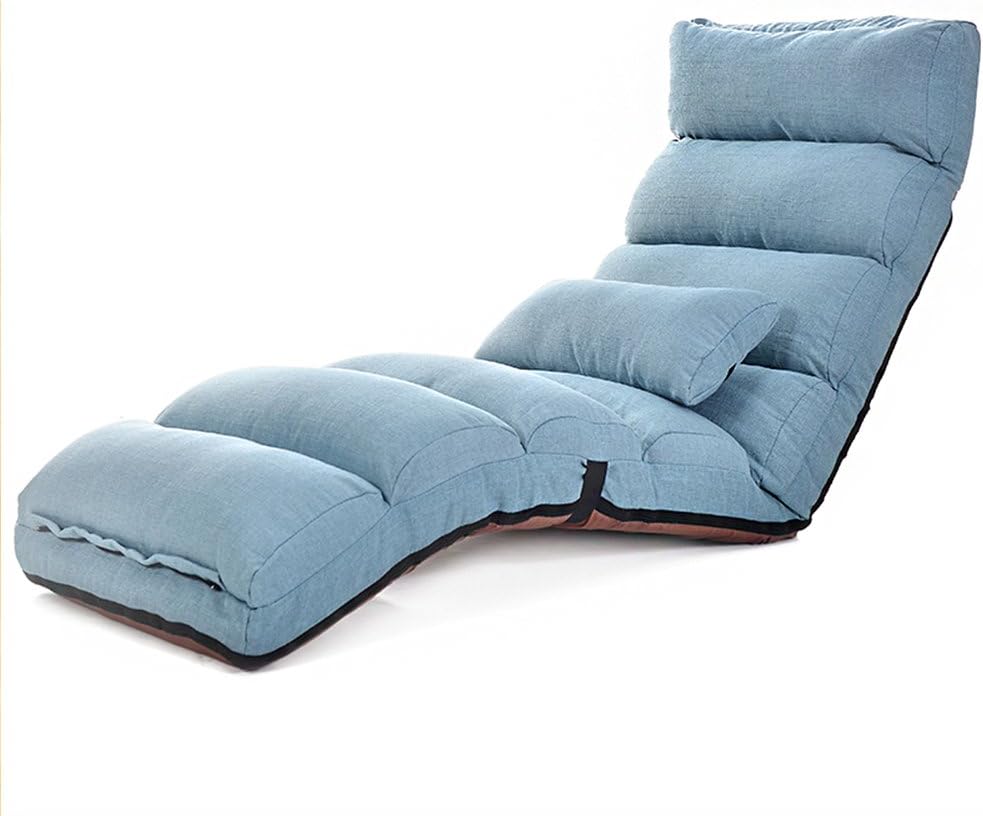 Rancross Adjustable Foldable Reclining Multi-Functional Recliner Sofa Bed Floor Seating Furniture Home Living Room Lounge Chair