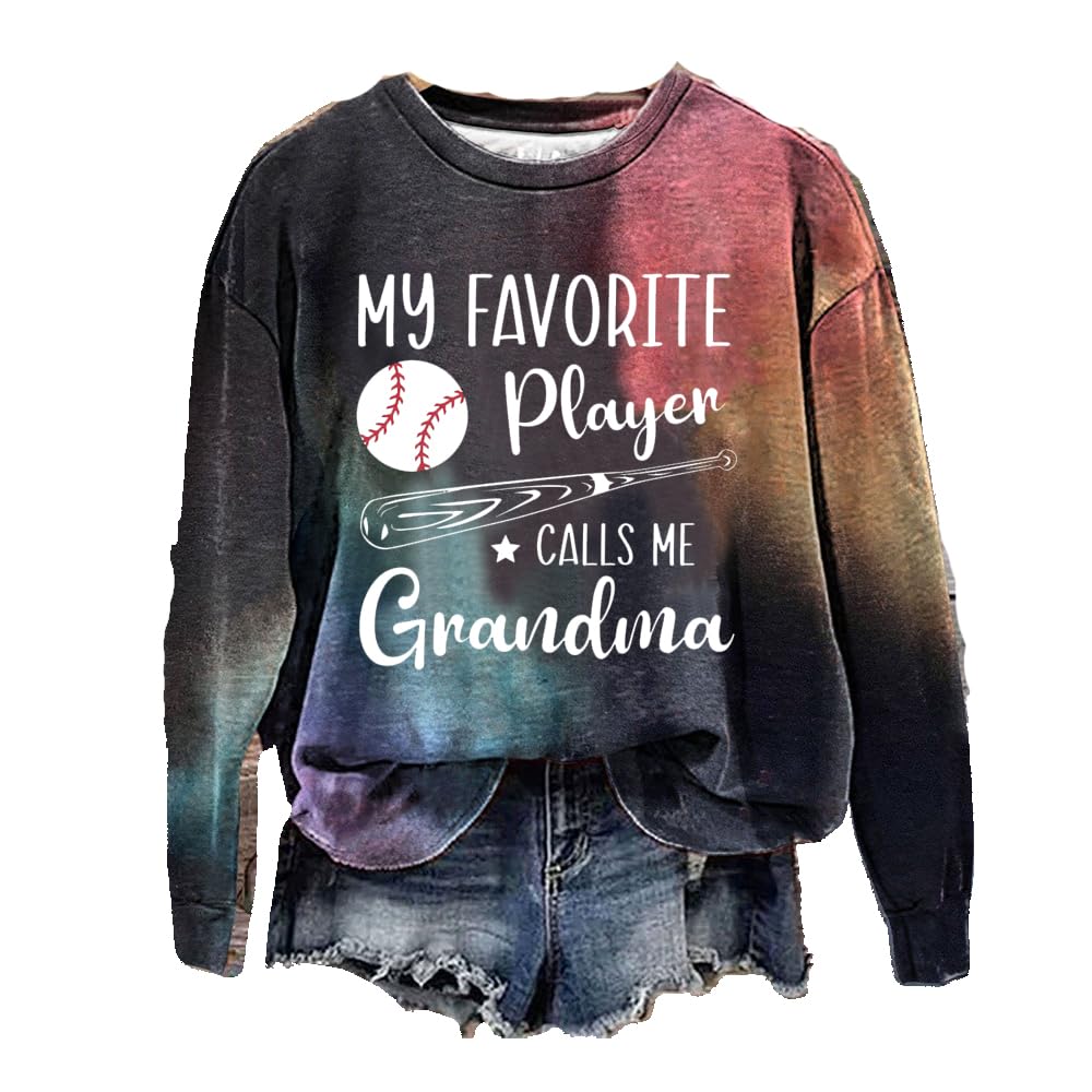 My Favorite Player Calls Me Nana Softball Shirt My Favorite Player Calls Me Grandma Baseball Shirt Grandma Baseball Shirts For Women Baseball Lover Gift