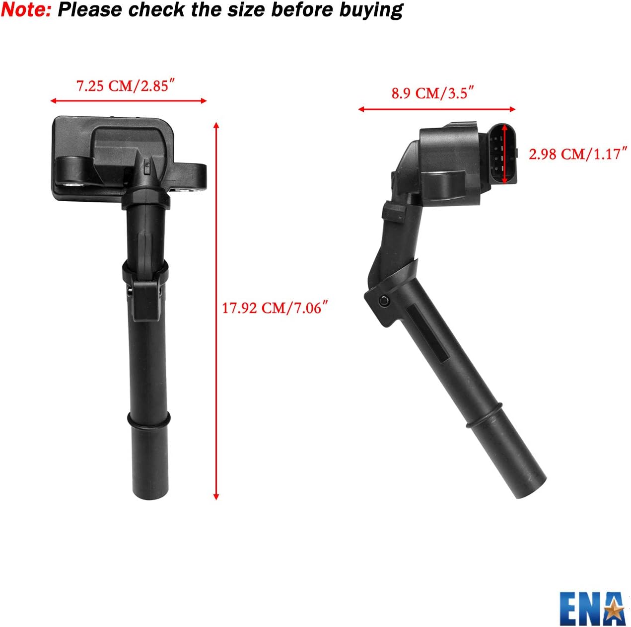 ENA Set of 4 Ignition Coil Pack Compatible with Mercedes-Benz GLC350e Metris SLC300 Sprinter 1500 Sprinter 2500 2.0L 2018 2019 2020 2021 Replacement for 0221604036