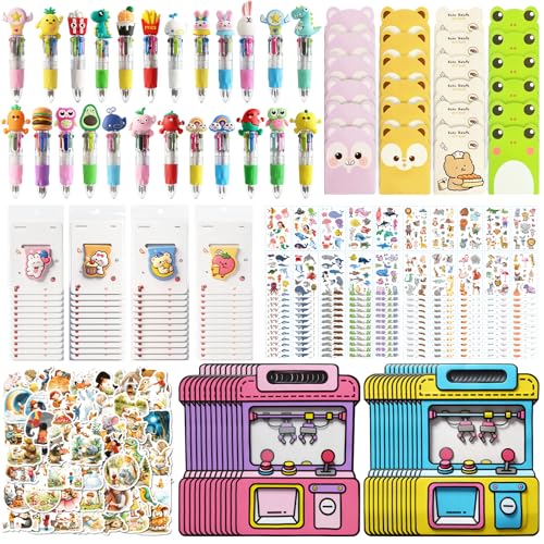 Rpefq Cute Return Gifts Party Favors Supplies 24 Pack Birthday Goodie bags Stationery Party Pack Classroom Gifts Kids Class Rewards Prizes