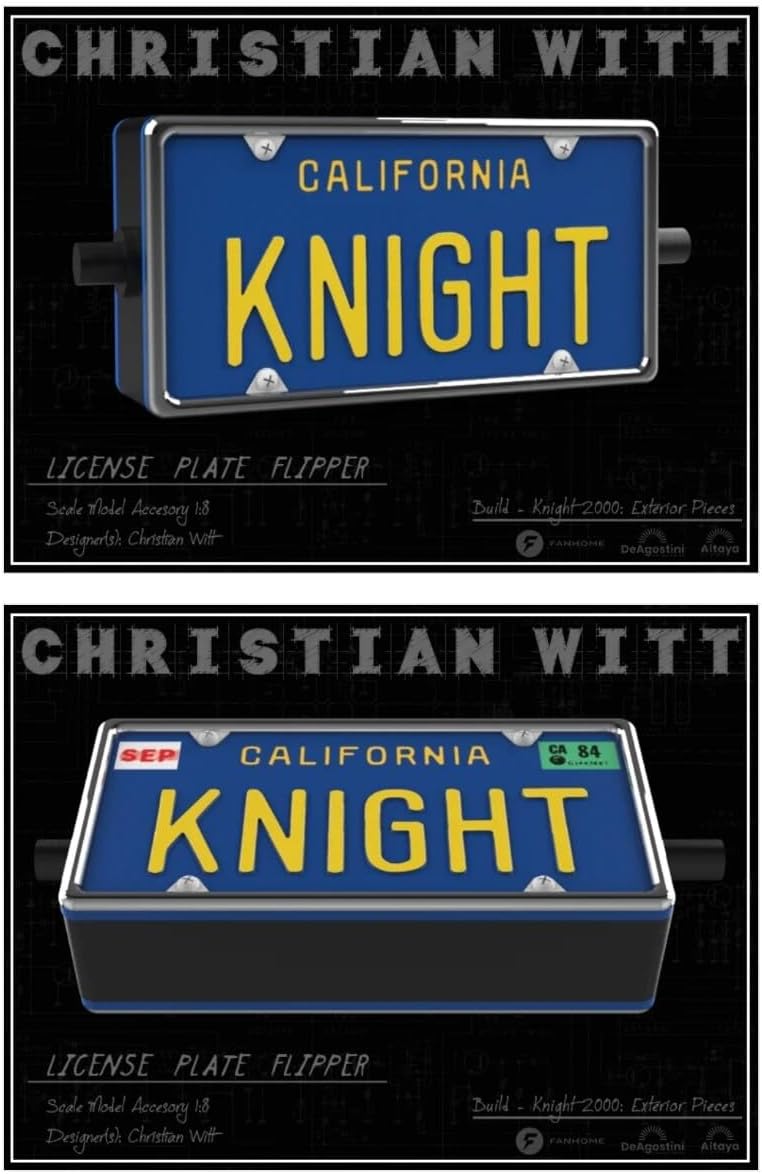 週刊ナイトライダー ナンバープレートリッパー Knight/KARR しげ様専用