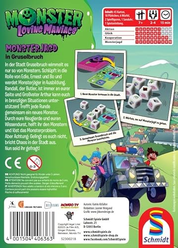 Schmidt Spiele 40636 Monster Loving Maniacs, Gioco Da Ragazzi - 2