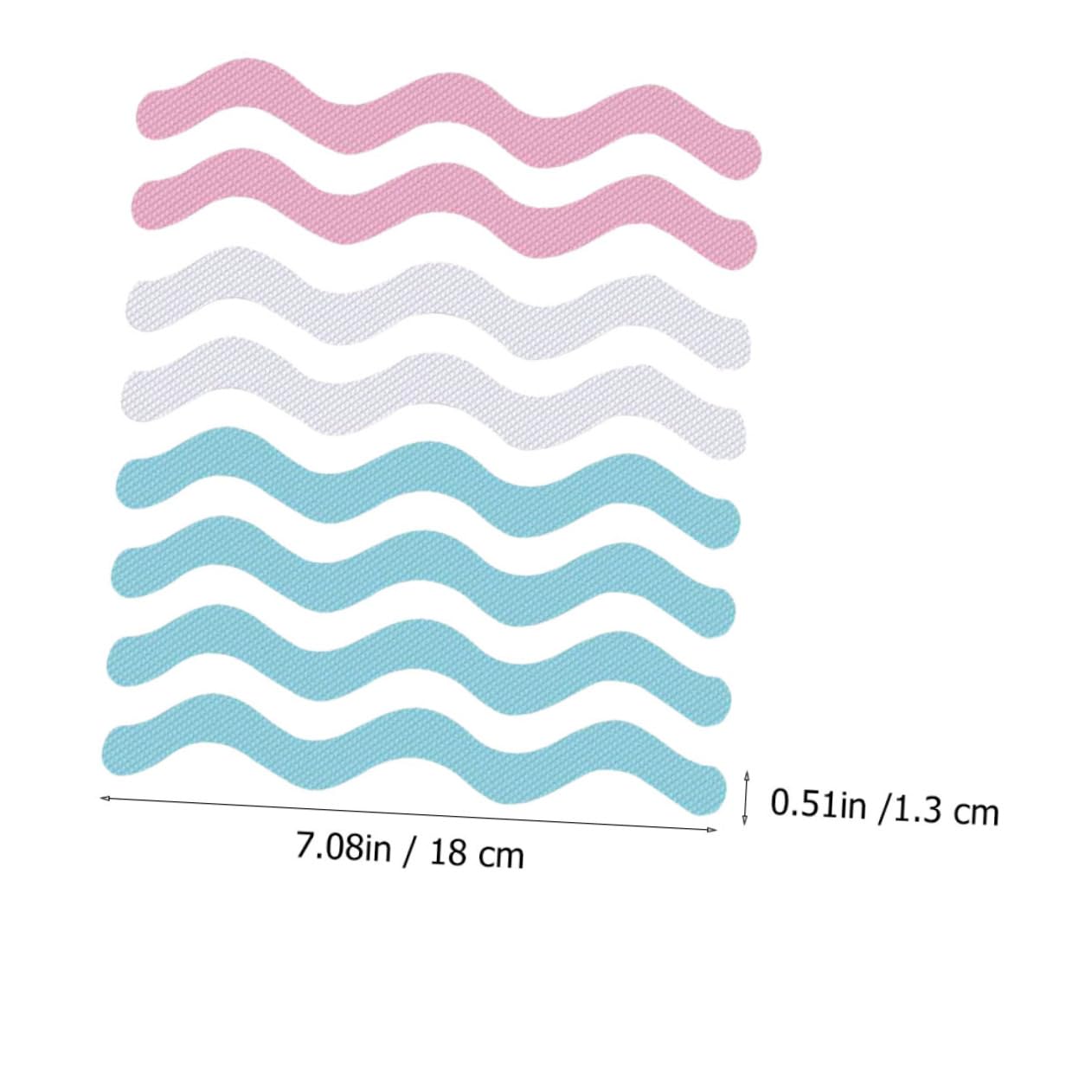 PRETYZOOM 1set Bathroom -Skid Stickers Self-Adhesive Bathtub Tapes Peva Strips for Safe Non- Easy to Install for Boys and Girls Elderly