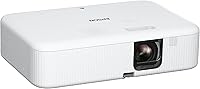 Epson EpiqVision Flex CO-FH02 Renewed: 1080p Portable Projector, 3000 Lumens, Android TV, 300" Display
