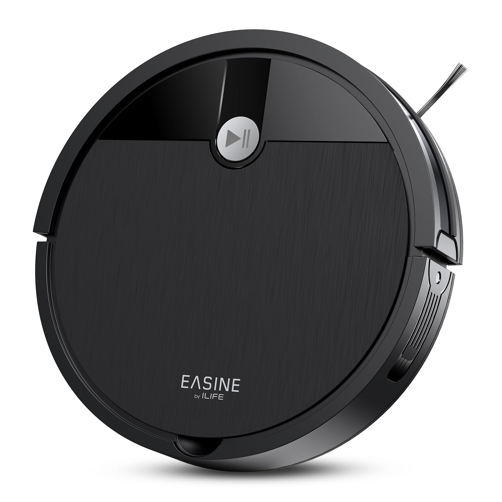 Robot Aspirador, Succión Potente, Diseño Sin Cepillos, Autorecarga, Mando, Delgado, Silencioso, para Pelo Mascotas & Suelos Duros, E3