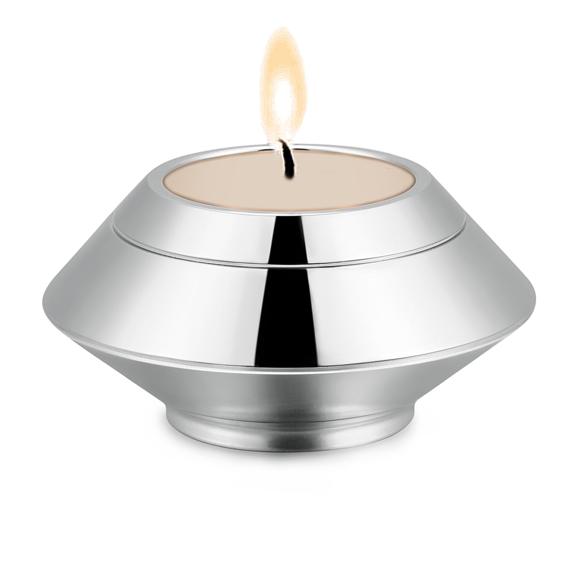 Cremation Urns for Ashes Stainless Steel Candle Ash Holder Keepsake Urn for Ashes Mini Funeral Urns for Human Ashes/Pet Ashes