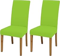 Vista 104 de Fundas para sillas de comedor, juego de 2 fundas para sillas de comedor o cocina, lavables, protectoras, para sillas Parsons, para el hogar, Beige