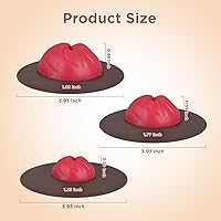 Vista 7 de Simuladores de colostomía pegajosa, juego de modelos de entrenamiento de estoma, modelos de práctica de cuidado de ostomía de varios tonos de piel