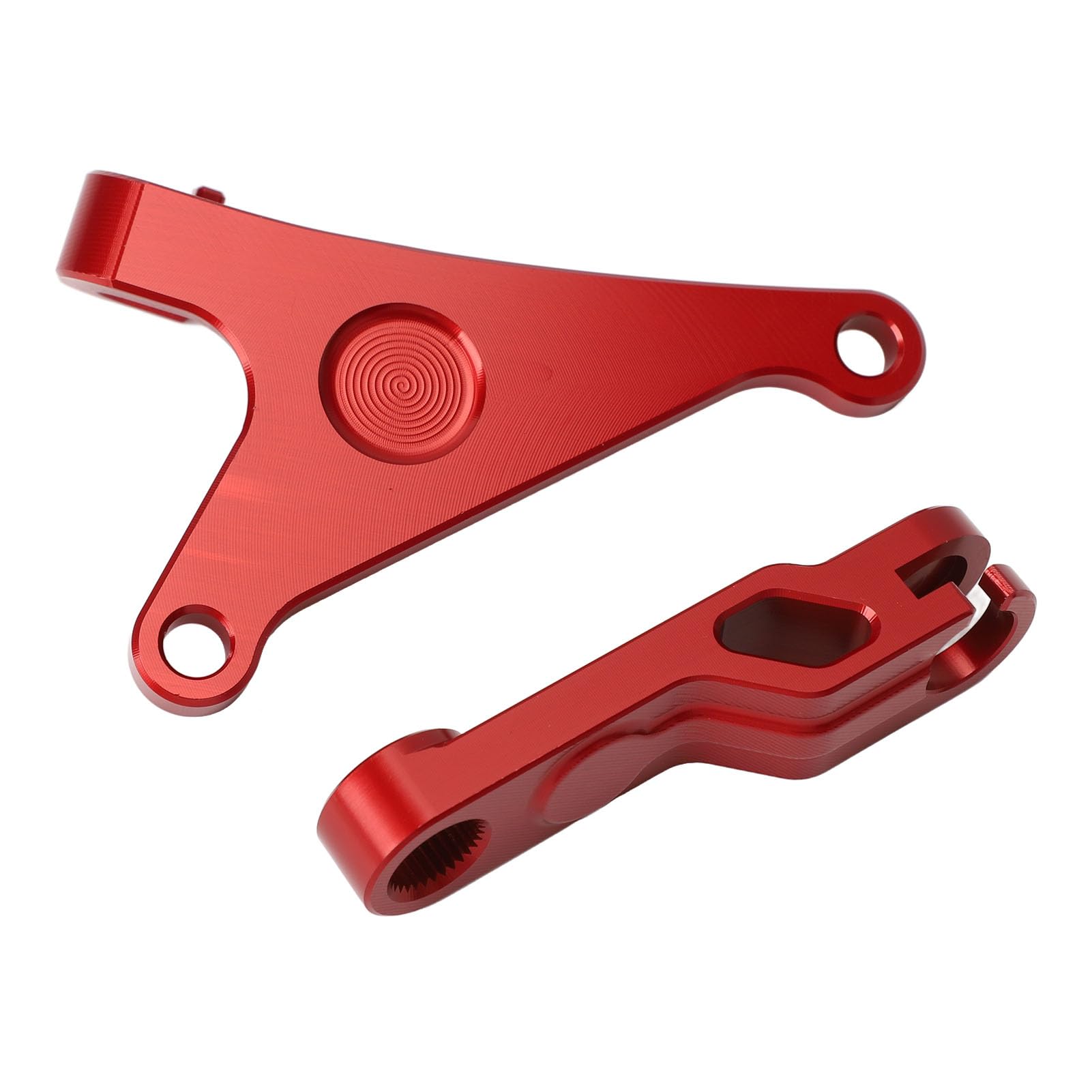 ANGGREK Kupplungsarm-Verlängerungshebelhalterung, Aluminiumlegierung, Reduziert die Kupplungszugkraft, Verbessert das Fahrerlebnis für Tenere 700, MT-07, XSR700 (Rot)
