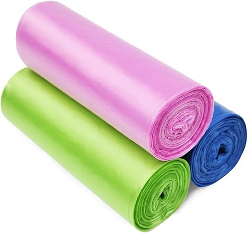 Hommp Bolsas de basura de cocina de 13 galones, 60 unidades3 rollos