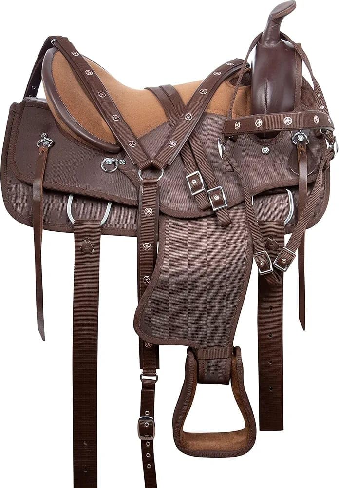 SI Brand Economic Synthetic Horse Riding Saddle