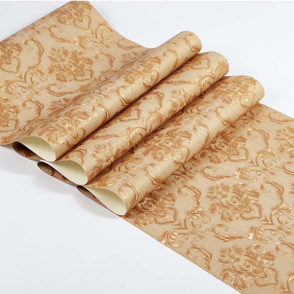 Papier peint 3D pour chambre coucher et magasin de vêtements style européen PVC