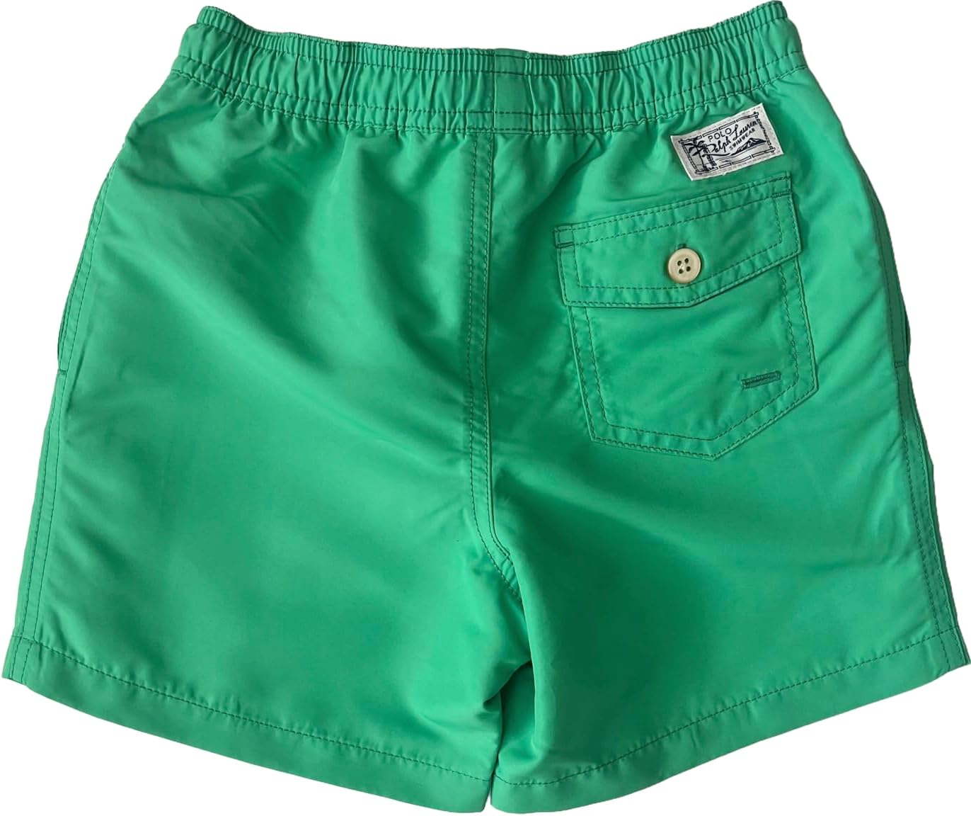 POLO RALPH LAUREN Boy's Swim Trunks Little Kids Size 6 Green
