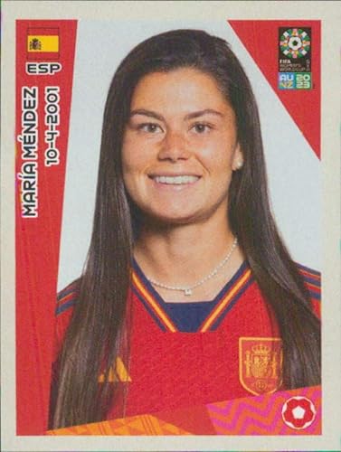 2023 Panini FIFA Women's World Cup Stickers #145 Maria Mendez Spain Mini Sticker Soccer Futbol Trading Card