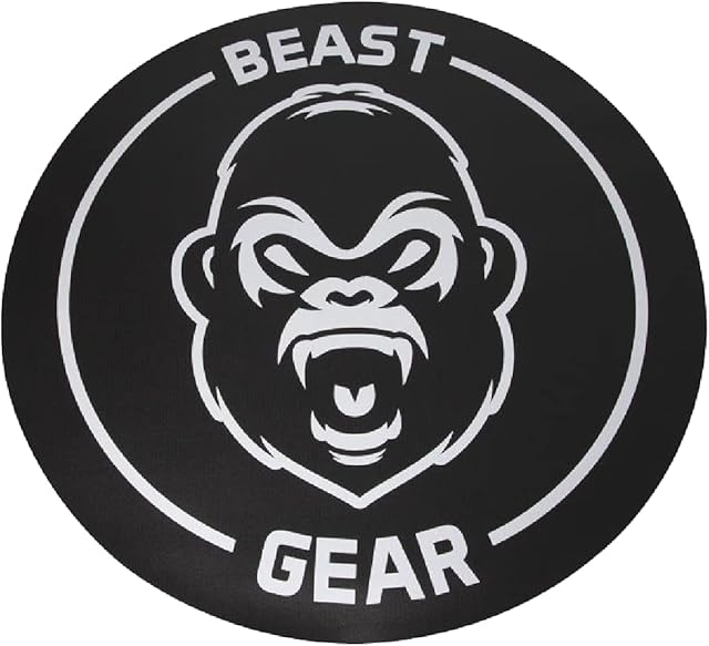 Beast Gear Skipping Mat  Indoor & Outdoor Jump Rope Mats for Pavement, Tarmac & Decking - Padded Exercise Equipment for Workouts, Boxing, HIIT & Double Unders w/Bonus Bag
