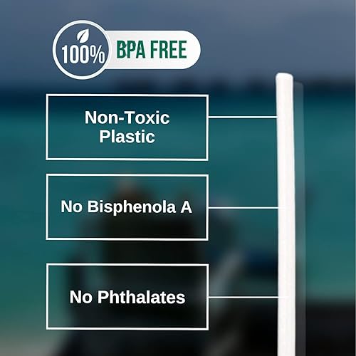 Miniatura 4 de Paquete de 10 popotes de repuesto Hydro Flask para 32, 40, 18 onzas para botella de agua de boca ancha, tapa de pajilla, popote de agua sin BPA,