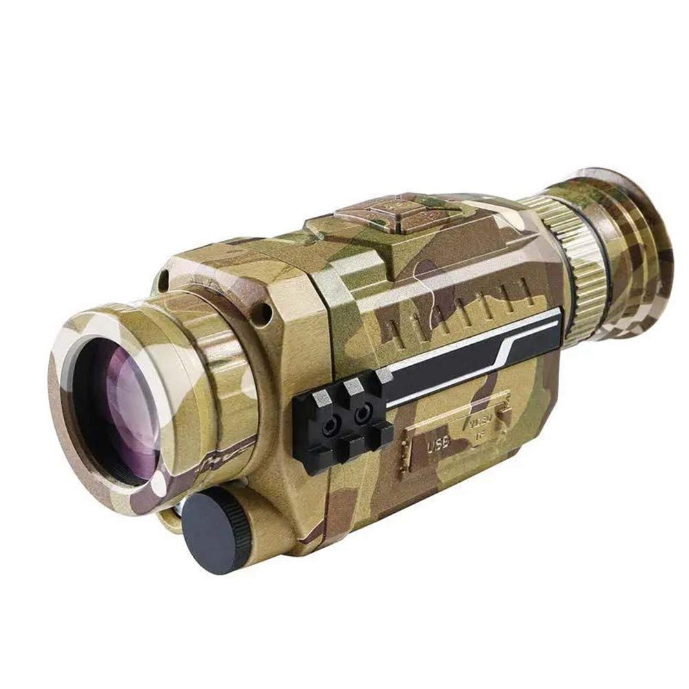 大会　赤外線 Amazon.co.jp: 単眼望遠鏡 5X35 720P HDデジタル赤外線狩猟望遠鏡狩猟カメラナイトビジョン単眼写真動画 野球観戦 花火大会  (Color : Brass, Size : 178x72x78mm) : 家電＆カメラ